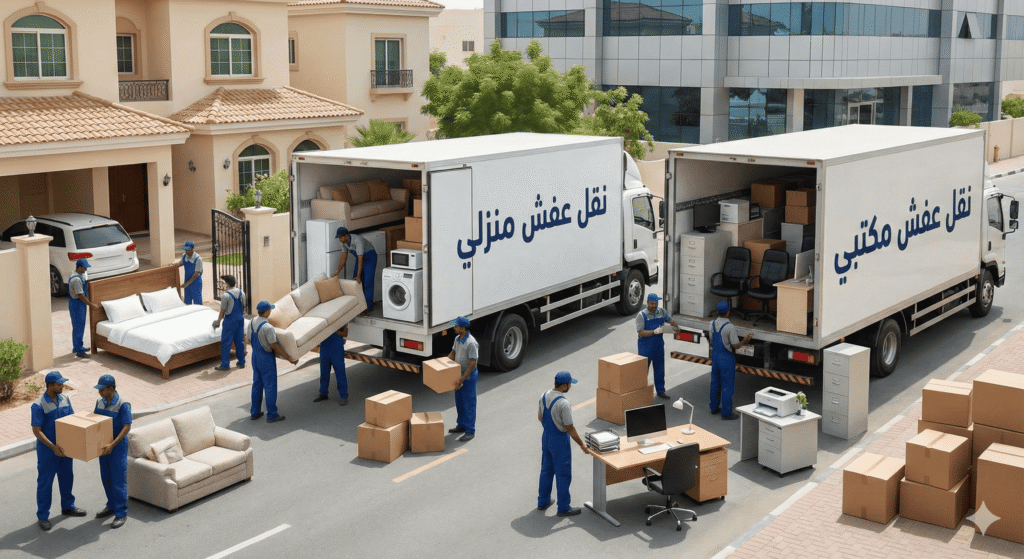 نقل عفش منزلي ومكتبي