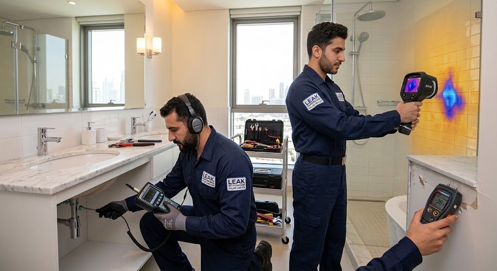 العناية بالأجهزة إلى كشف تسربات المياه بالرياض