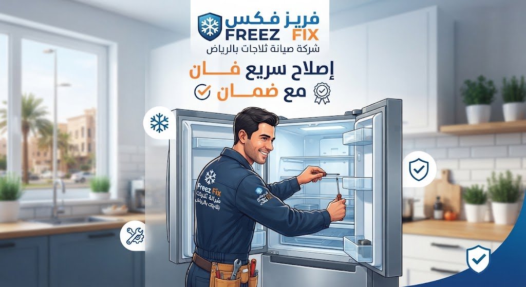 شركة صيانة ثلاجات بالرياض (فريز فكس) إصلاح سريع مع ضمان