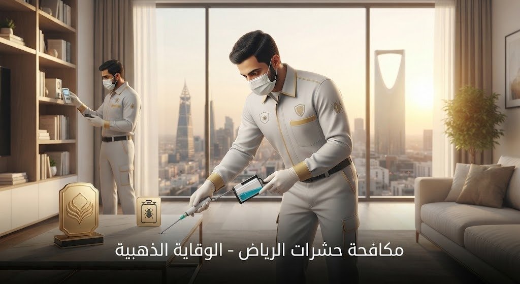 مكافحة حشرات الرياض - الوقاية الذهبية لحماية المنازل والمنشآت من الآفات نهائياً